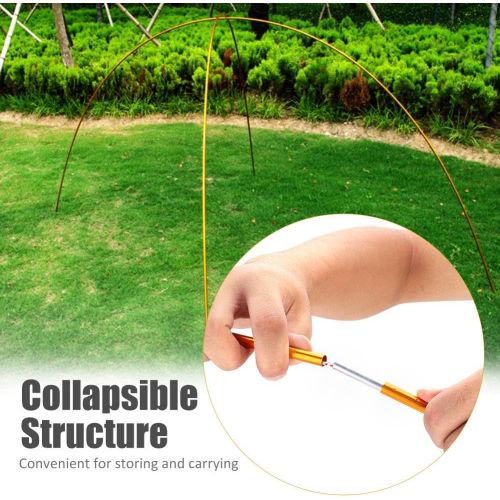  Alomejor Tent Poles Tarp Poles Aluminium Alloy Tent Poles Rod Replacement for Tarp Shelter Awning Camping Poles Supporting Rod