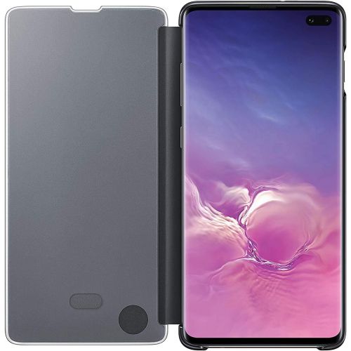 삼성 Unknown SAMSUNG Galaxy S10+ S-View Flip Case, Non Retail Packaging - Black - Model:EF-ZG975CBEGUS