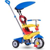 smarTrike Zoom Toddler Tricycle Push Bike Baby Scooter Ride On Toy Adjustable Trike for Baby, Infant, and Toddler, Multicolor