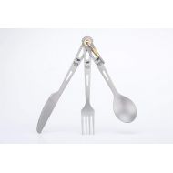 Keith Titanium Ti5310 3-Piece Cutlery Set (Custom Pouch Included)