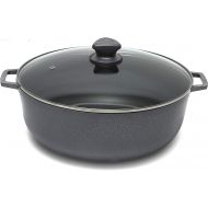 [아마존베스트]IMUSA USA GAU-86626T Colombian Nonstick Caldero with Porcelain Hammered Finish 4.8-Quart, Dark Gray