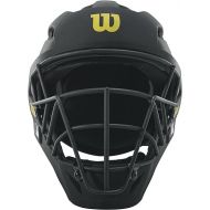 WILSON Pro Stock Titanium Umpire Helmet, Black, 7