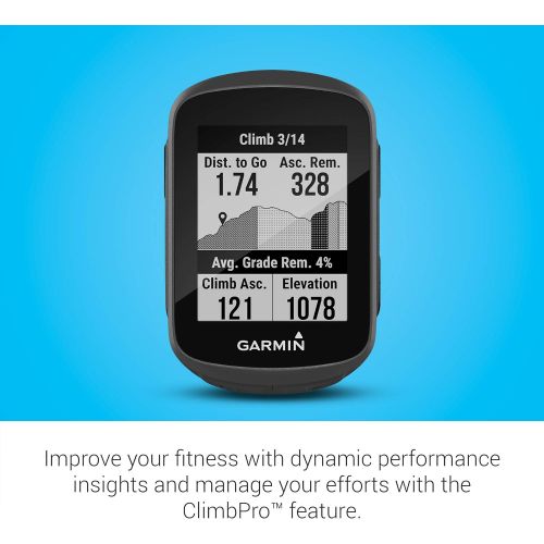 가민 [아마존베스트]Garmin Edge 130 Plus, GPS Cycling/Bike Computer, Download Structure Workouts, ClimbPro Pacing Guidance and More (010-02385-00)