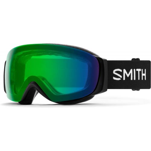 스미스 Smith I/O MAG S Snow Goggle - Black Chromapop Everyday Green Mirror + Extra Lens