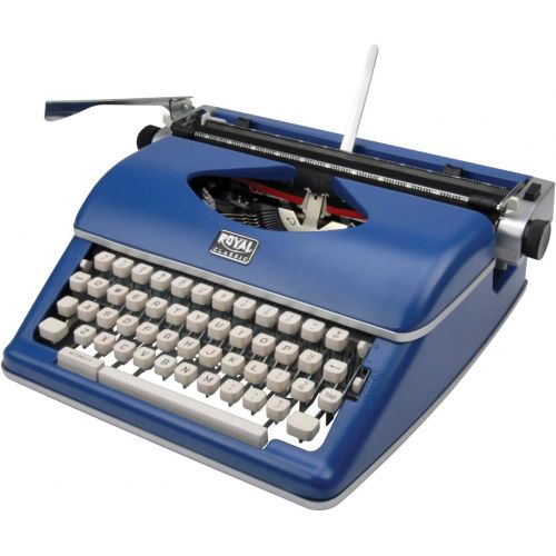  [아마존베스트]Royal Exclusive 79106B Classic Manual Typewriter (Blue)