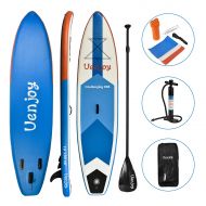 Sevylor Uenjoy Inflatable Stand Up Paddle Board (6 Inches Thick) Non-Slip Deck Adjustable Paddle, Backpack, Pump, Repairing kit