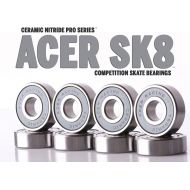 Skateboard Wheel & Truck Titanium Hardware by ACER Racing (Ceramic Skateboard Bearings)