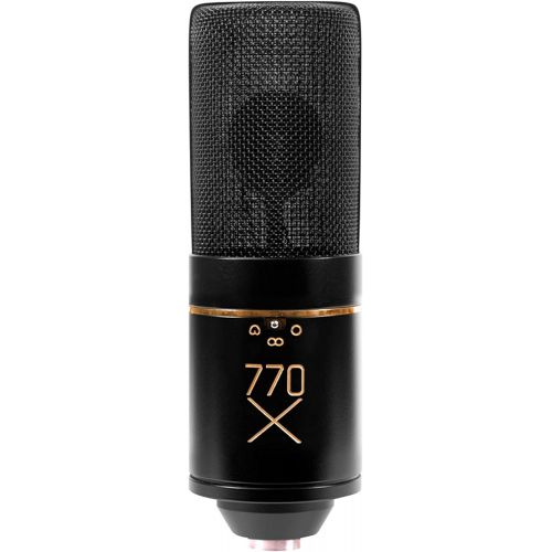 [아마존베스트]MXL Mics Multi-Pattern Condenser Microphone, XLR Connector, Black & Gold (770X)