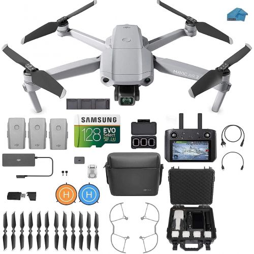 디제이아이 DJI Mavic 2 PRO Drone Quadcopter, with ND, Cpl Lens Filters, Backpack, 64GB SD Card, VR Goggles, with Hasselblad Video Camera Gimbal Bundle Kit with Must Have Accessories