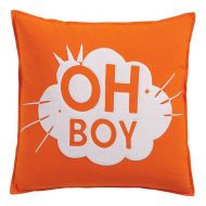 Ethan Allen | Disney Mickey Mouse Oh Boy Pillow, Carrot