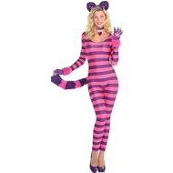 Amscan Suit Yourself Lady Cheshire Kitty Cat Halloween Costume for Women, Includes Accessories