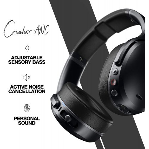  Skullcandy Crusher ANC Personalized Noise Canceling Wireless Headphone - Black