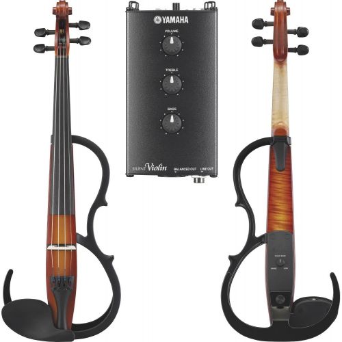 야마하 Yamaha Silent Series SV-250 Electric Violin - Shaded Brown