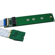 Sintech M.2 (NGFF) NVME SSD to M2 A/E Key WiFi Port with 20cm Cable(M.2 Only Provide PCIe 1X Lane)