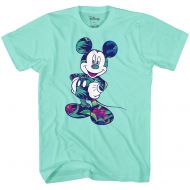 Disney Mickey Mouse Tropical Mint Green Disneyland World Tee Funny Humor Kids Youth Boys Graphic T-Shirt Apparel
