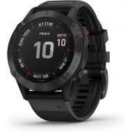 [아마존베스트]Garmin fenix 6 Pro, Premium Multisport GPS Watch, Features Mapping, Music, Grade-Adjusted Pace Guidance and Pulse Ox Sensors, Black