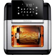 [아마존베스트]Innsky Air Fryer, 10.6-Quarts Air Oven, Rotisserie Oven, 1500W Electric Air Fryer Oven with LED Digital Touchscreen, 10-in-1 Countertop Oven with Dehydrator & Rotisserie, 6 Accesso