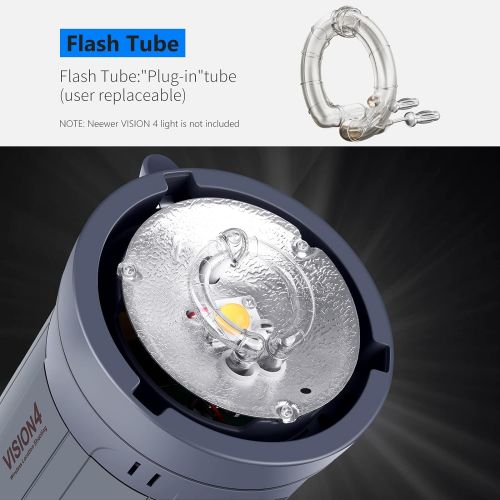 니워 [아마존베스트]Neewer 300W Replacement Flash Bulb Bare Tube for Neewer VISION4 Studio Flash Strobe Light Monolight