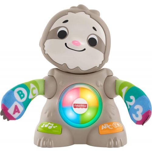  Fisher-Price Linkimals Smooth Moves Sloth, clapping baby toy with music, lights, and learning songs for babies & toddlers ages 9 months & up