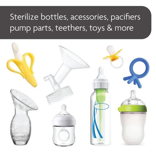  [무료배송] 베이비 브레짜 아기젖병 소독기 및 건조기 Baby Brezza Baby Bottle Sterilizer and Dryer Machine Electric Steam Sterilization - Universal Fit - Pacifiers, Glass, Plastic, and Newborn Feeding Bottles