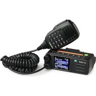 [Newest CPS & Firmware] Radioddity DB25-D Dual Band DMR Mobile Radio, 20W VHF UHF Digital Transceiver with GPS APRS, 4000CH 300,000 Contacts, Dual Time Slot Tier II Vehicle Car Ham Radio Black