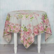 April Cornell Sage Vivian Table Cloth (60 Inches x 108 Inches)