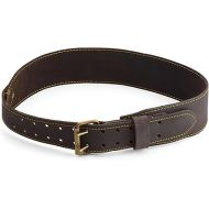 OX Tools OX-P263303 3 Inch Oil Tanned Tool Belt, Heavy Duty Adjustable Buckle Full Grain Leather For Construction, Extra Wide, Adjusts For Waist 29