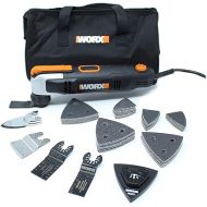 WORX Oscillating Tool Variable Speed 2.5A Corded Electric Oscillating Saw Quick Blade Change for Cutting, Sanding, Grinding with 70 pcs Accessories，Carrying Bag