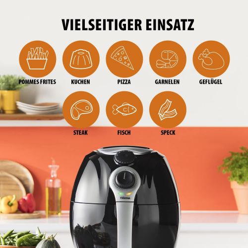  Tristar Heissluftfritteuse/ Crispy Fryer XL mit einstellbarem Thermostat und Timer | ohne OEL - einfach zu reinigen  mit 3,2 Liter Fassungsvermoegen, FR-6990