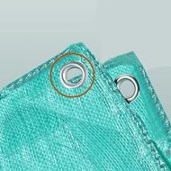 LIANGLIANG-pengbu LIANGLIANG Tarpaulin Waterproof Outdoor Rainproof Sun Protection Preservative Foldable Tarpaulin with Metal Hole Eye PE Plastic, 12 Sizes (Color : Green, Size : 4.7x10.7m)