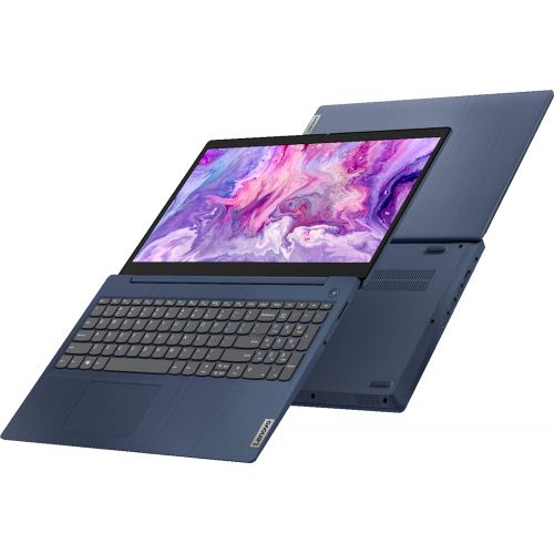 레노버 2021 Lenovo IdeaPad 3 15.6 HD Touch Screen Laptop, Intel Dual-Core i3-10110U Up to 4.1GHz, 8GB DDR4 RAM, 256GB PCI-e SSD, Webcam, WiFi 5, HDMI, Bluetooth, Windows 10 S - Abyss Blue