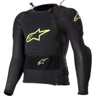 Alpinestars 6545620-155-LXL Bionic Youth Protection L/S Jacket Blk/Fluo Ylw Youth Lg