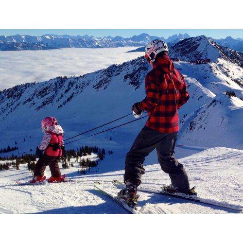  [아마존베스트]Lil Ripper Gripper Kids Ski Harness and Snowboard Harness with Retractable Leashes and Tip Connector