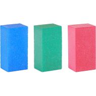 Tools4Boards Gummy Trio Rubber Abrasive Stone Set, Blue, Green, Red, 50x25x20mm
