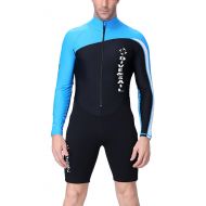 DIVE & SAIL Men 1.5mm One Piece UV Protection Wetsuit for Diving Snorkeling Swimming