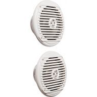 Jensen MS6007WR 6.5” Coaxial Marine Speakers, 60 Watts, White, Sold as Pair