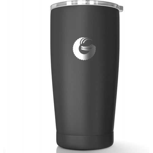  Pour Over Coffee Travel Mug - Coffee Gator all-in-one Travel Coffee Maker and Thermal Cup - Vacuum Insulated Stainless Steel Cup with Paperless Filter Dripper - 20oz - Gray