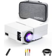 Vamvo Movie Projector, Portable Projector with Dolby Digital Plus Support 1080P 200 Display, Compatible with Fire TV Stick/PS4, Video Outdoor Projector for Phone with HDMI, VGA, SD