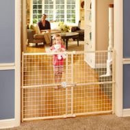 Quick-Fit Wire Mesh Gate by North States: Hassle-free rachet system for quick custom fit - Ideal for...