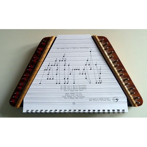  [아마존베스트]World of Harmony Music; Wishing You a Merry Christmas ~ Christmas Music Book for Zither, Lap Harp