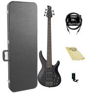 Yamaha TRBX505 TBL 5-String Bass Guitar Pack