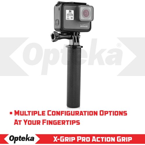  Opteka X-Grip H-MOD Professional Stabilizing Handle for GoPro Action Cameras (Black)