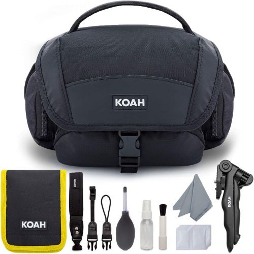  Kodak PIXPRO WPZ2 Rugged Waterproof 16MP Digital Camera with 4X Optical Zoom with Koah Nostrand Gadget Bag with Accessory Kit, 32GB UHS-I microSDHC, and Floating Strap Bundle (4 It