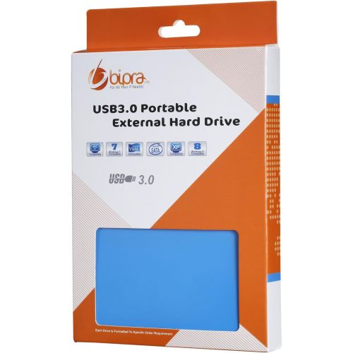  Bipra U3 2.5 inch USB 3.0 NTFS Portable External Hard Drive - Blue (100GB)