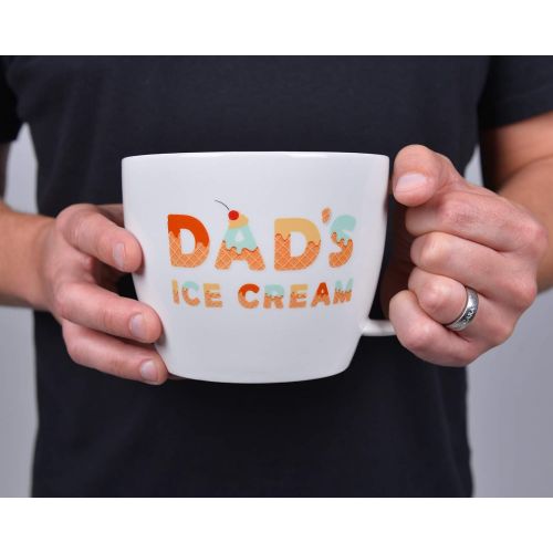 조셉 [아마존베스트]Gifts for Dad Dad’s Ice Cream Bowl and Engraved Spoon Dad’s Ice Cream Shovel  Ideal Father’s Day Gift, Christmas Gift or Birthday Gift by Josephine on Caffeine