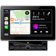 Dual Electronics DMCPA11BT 10.1 Extra Large Touchscreen Media Receiver with Apple CarPlay and Android Auto l Built-in Bluetooth with A2DP Music Streaming and Phonebook Support