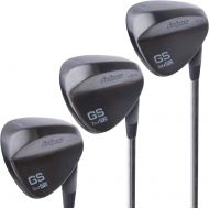 GoSports Tour Pro Golf Wedge Set ? Includes 52 Gap Wedge, 56 Sand Wedge and 60 Lob Wedge in Satin or Black Finish (Right Handed)