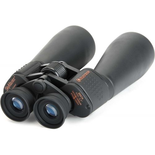 셀레스트론 Celestron - SkyMaster 25x70 Binocular - Large Aperture Binoculars with 70mm Objective Lens - 25x High Powered Binoculars - Includes Case & 93524 Roof and Porro Binocular Tripod Ada