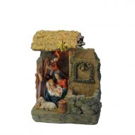 Northlight 14 Holy Family Religious Nativity Fountain with Lamp Table Top Christmas Decoration