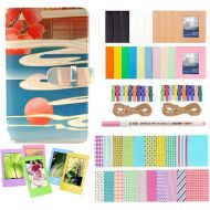 Anter Photo Album Accessories Compatible for Fujifilm Instax Mini Camera, HP Sprocket, Polaroid Zip, Snap, Snap Touch Printer Films with Film Stickers, Album & Frame - 108 Pocket,R